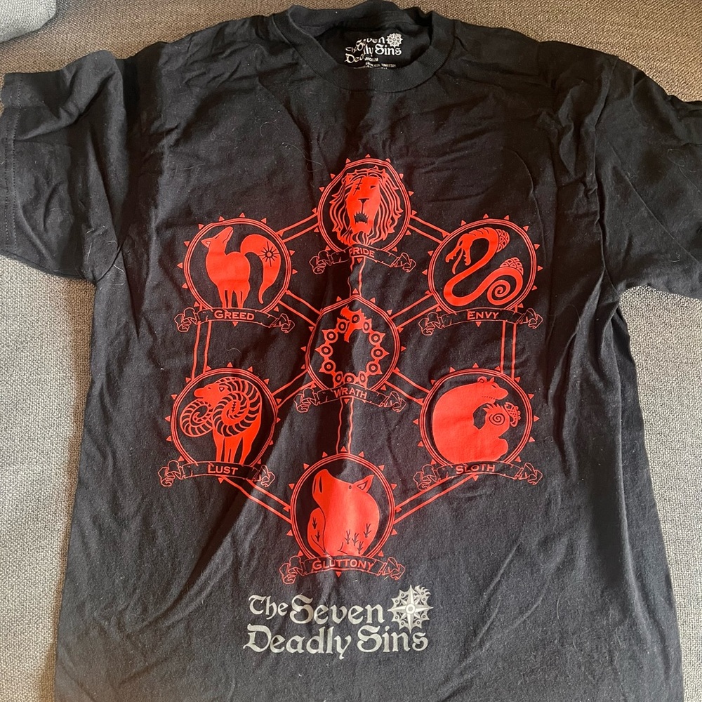 Seven Deadly Sins Anime Graphic T-Shirt